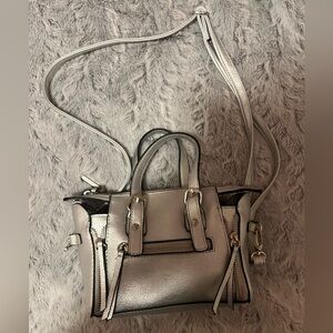 Chic Silver Crossbody Bag